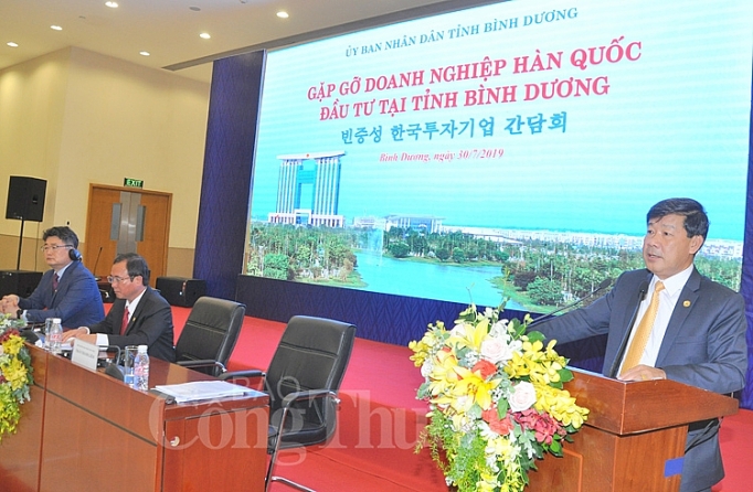 Bình Dương tạo điều kiện, môi trường đầu tư cho doanh nghiệp Hàn Quốc binh duong tao dieu kien moi truong dau tu cho doanh nghiep han quoc