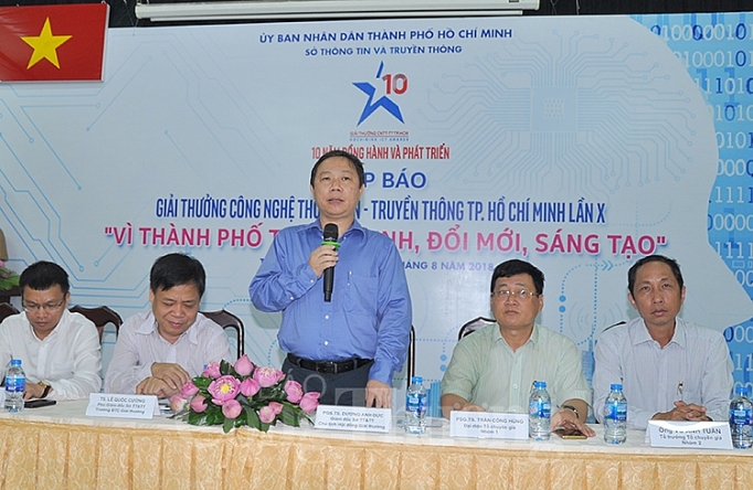 tp ho chi minh phat dong giai thuong cong nghe thong tin truyen thong lan 10 nam 2018