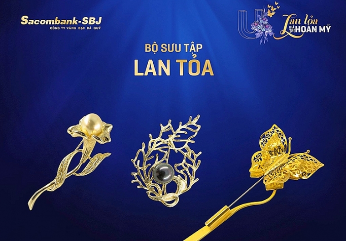 Sacombank - SBJ ra mắt bộ sưu tập "Lan tỏa giá trị hoàn mỹ" sacombank sbj ra mat bo suu tap lan toa gia tri hoan my