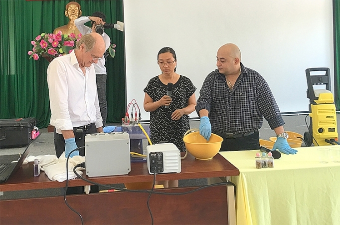 Xử lý nước thải bằng công nghệ cơ điện xu ly nuoc thai bang cong nghe co dien