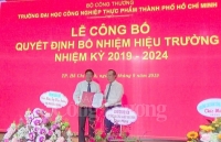 Bổ nhiệm Hiệu trưởng Trường ĐH Công nghiệp Thực phẩm TP. Hồ Chí Minh