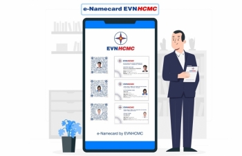 EVNHCMC số hóa hoạt động giao tiếp với danh thiếp điện tử