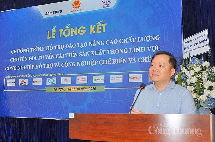 62 tư vấn viên khu vực phía Nam hoàn thành khóa đào tạo chuyên gia tư vấn công nghiệp hỗ trợ