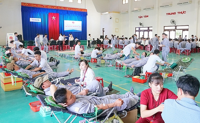 Thaco hiến tặng 2.000 đơn vị máu trong năm 2019 thaco hien tang 2000 don vi mau trong nam 2019