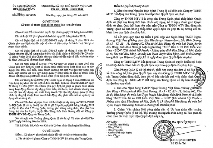 Bình Dương: Xử phạt xây dựng không phép dự án Golden Future City binh duong xu phat xay dung khong phep du an golden future city