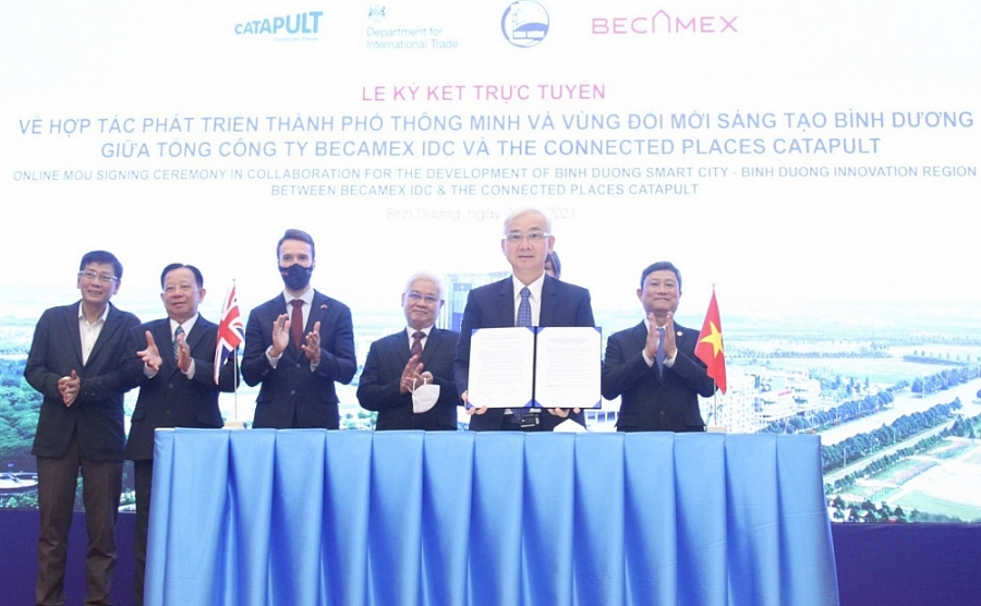 Bình Dương hợp tác với Vương quốc Anh phát triển thành phố thông minh Bình Dương