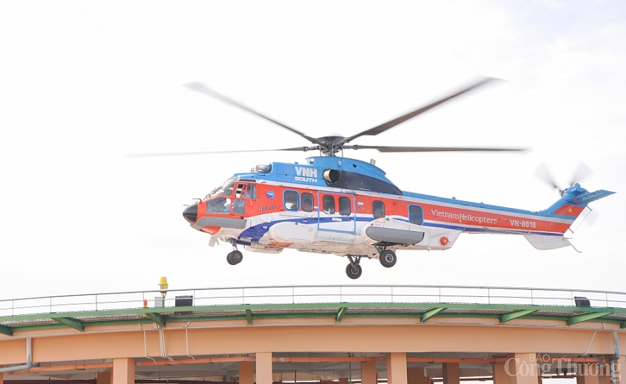 Bệnh viện quân đội đầu tiên tại Việt Nam đưa trực thăng vào hoạt động cấp cứu