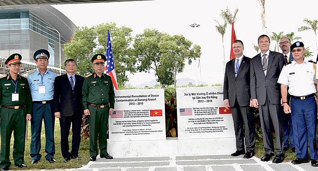 viet nam va hoa ky hoan thanh du an xu ly moi truong tai san bay da nang