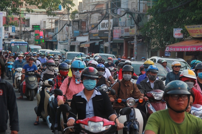 tpho chi minh nguoi xe day dac trong nhung ngay giap tet