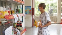 “Siêu thị 0 đồng” phục vụ 24/24h cho người cách ly