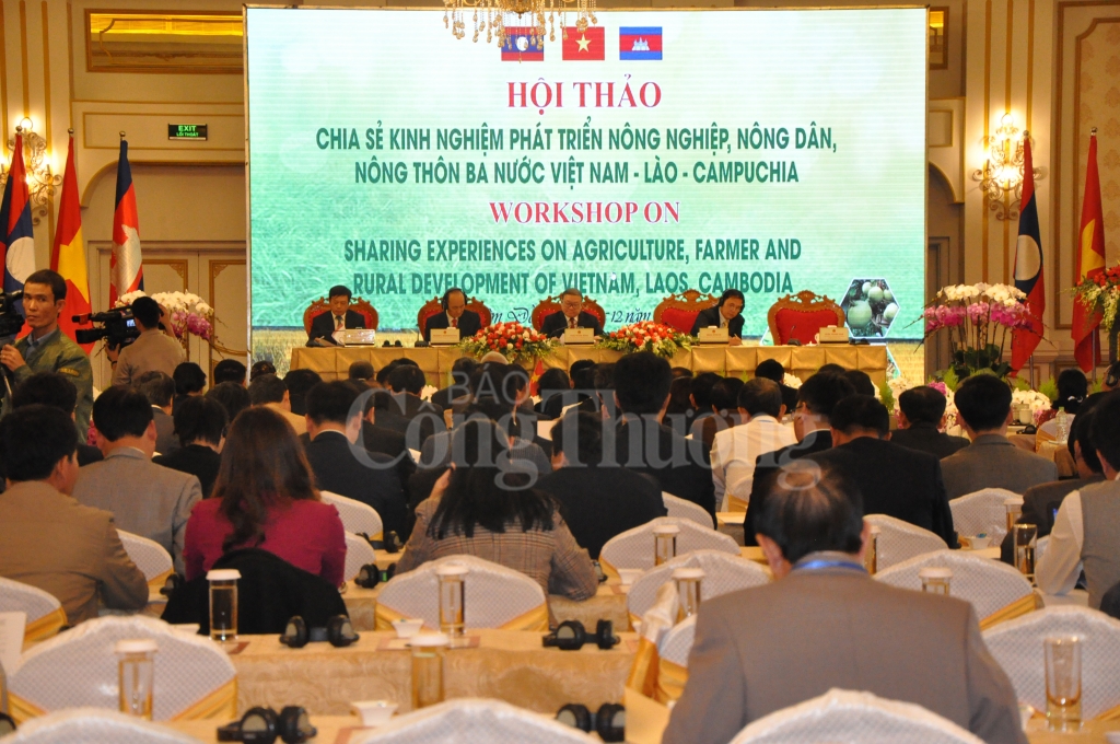 Thúc đẩy sản xuất nông nghiệp 3 nước Đông Dương thuc day moi quan he huu nghi hop tac ve san xuat nong nghiep 3 nuoc dong duong