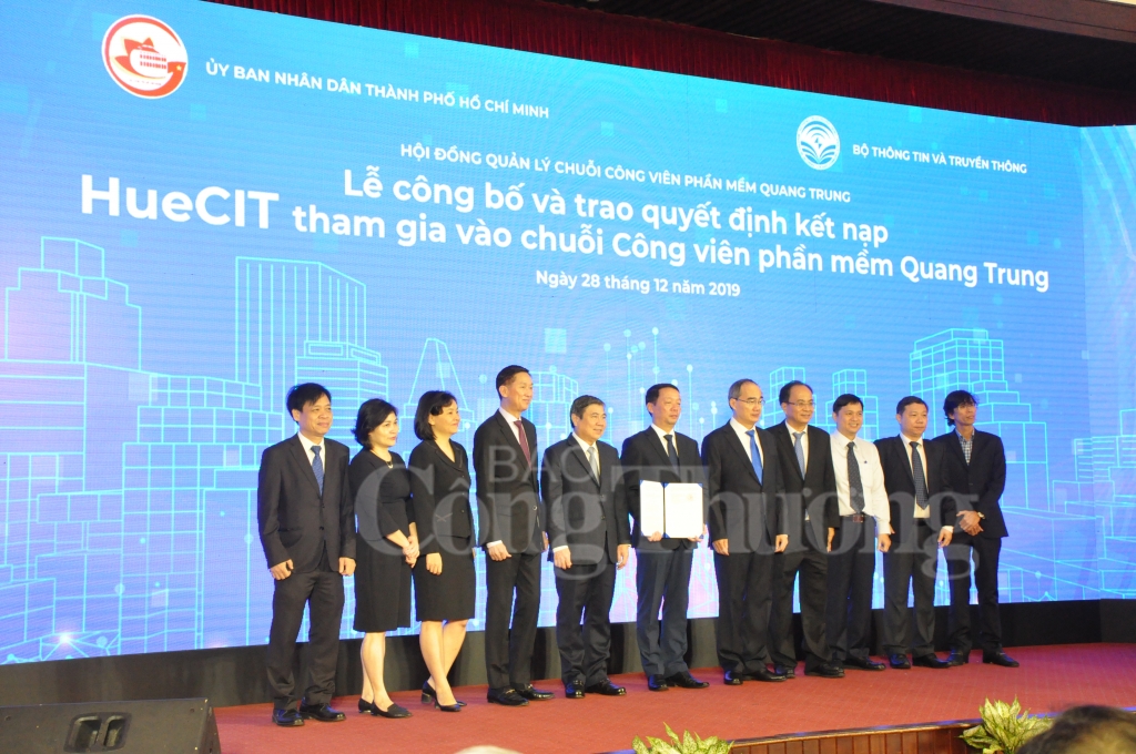 HueCIT chính thức gia nhập Chuỗi Công viên phần mềm Quang Trung huecit chinh thuc gia nhap chuoi cong vien phan mem quang trung