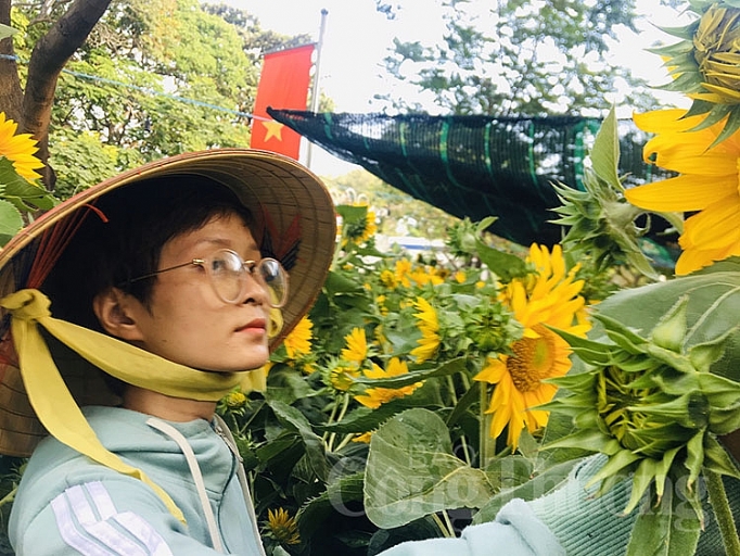 hoa xuan da ngap tran sac mau tren pho thi