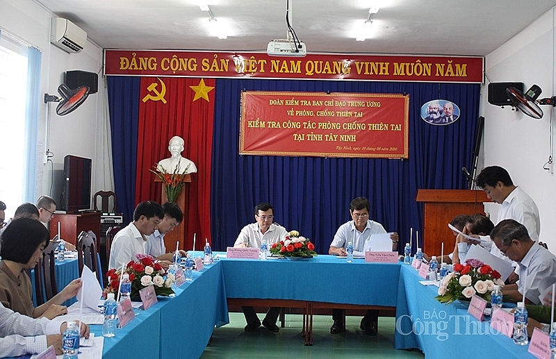 Tây Ninh: Chủ động đảm bảo an toàn hồ đập, phòng chống thiên tai  tay ninh can lam tot cong tac phong chong thien tai
