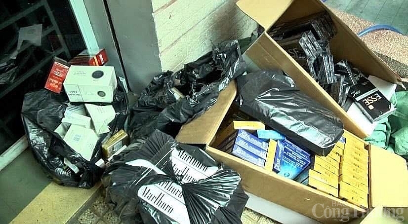 Thuốc lá điếu nhập lậu dữ dội qua biên giới Tây Nam Thuốc lá điếu nhập lậu dữ dội qua biên giới Tây Nam