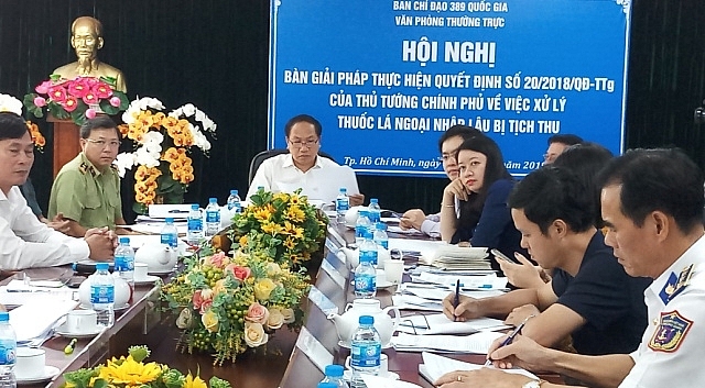 Bàn biện pháp xử lý hơn 9,5 triệu bao thuốc lá nhập lậu tồn kho ban bien phap xu ly hon 95 trieu bao thuoc la nhap lau ton kho