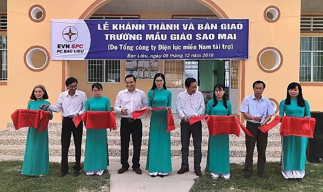 Bạc Liêu: EVN SPC bàn giao trường mẫu giáo 1,5 tỷ đồng bac lieu evn spc ban giao truong mau giao 15 ty dong