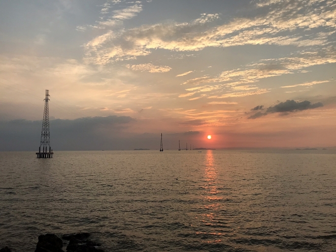 kien giang gan bien hoan thanh cong trinh cap dien luoi quoc gia ra xa dao tien hai