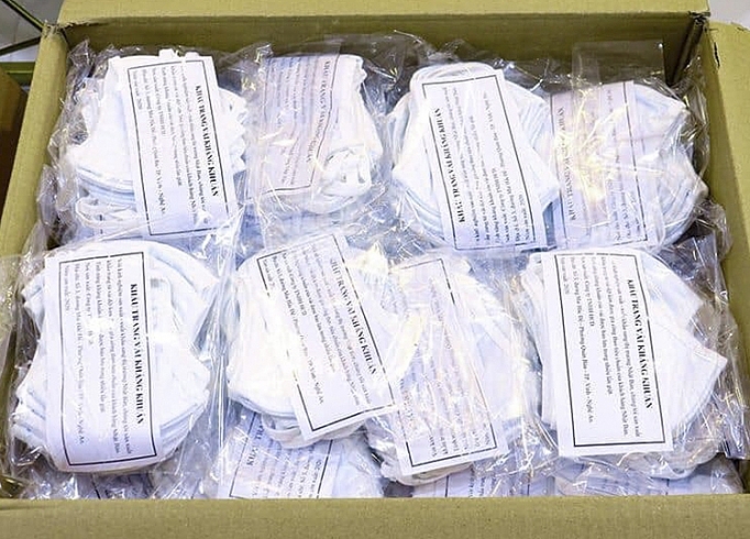 Nghệ An: ‘Cháy’ khẩu trang y tế, người dân chuyển sang mua khẩu trang vải kháng khuẩn nghe an chay khau trang y te nguoi dan chuyen sang mua khau trang vai khang khuan