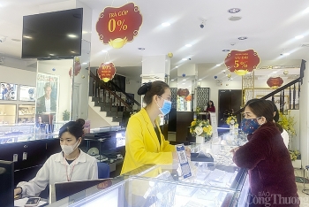 Giá vàng giảm trước ngày vía Thần tài