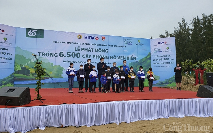 Ngân hàng BIDV khởi động chương trình trồng ‘1 triệu cây xanh’