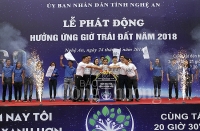 Nghệ An tích cực hưởng ứng Chiến dịch Giờ trái đất 2019