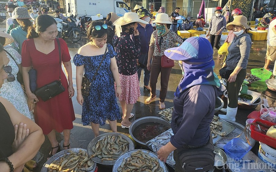 Chợ bến cá nhộn nhịp ở Cửa Lò Chợ bến cá nhộn nhịp ở Cửa Lò