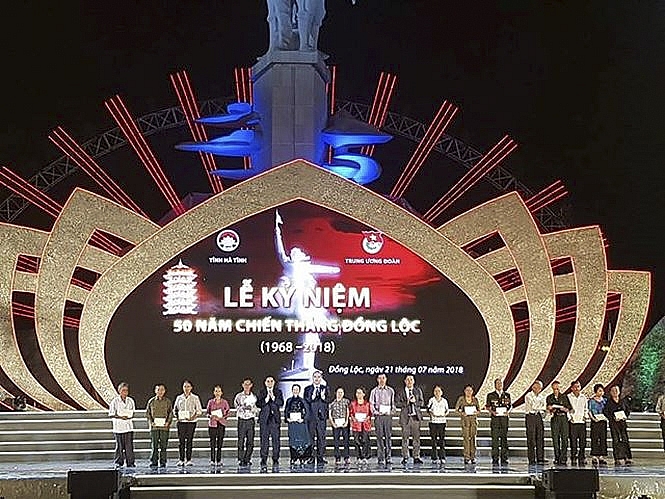 ha tinh le ky niem 50 nam chien thang dong loc dong loc bai ca bat tu