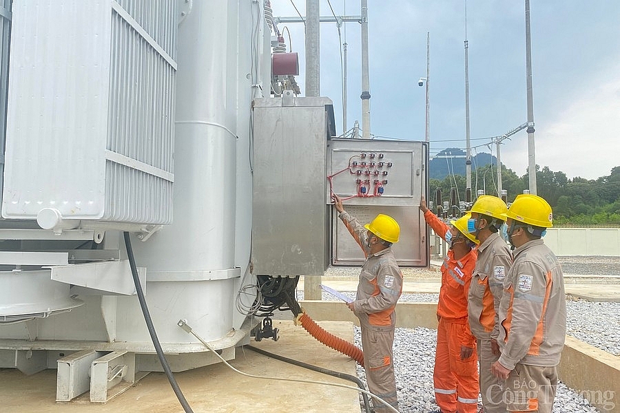 undefined Nghệ An: Hoàn thành, đóng điện trạm biến áp 110kV Con Cuông