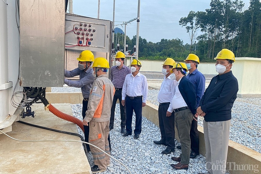 undefined Nghệ An: Hoàn thành, đóng điện trạm biến áp 110kV Con Cuông