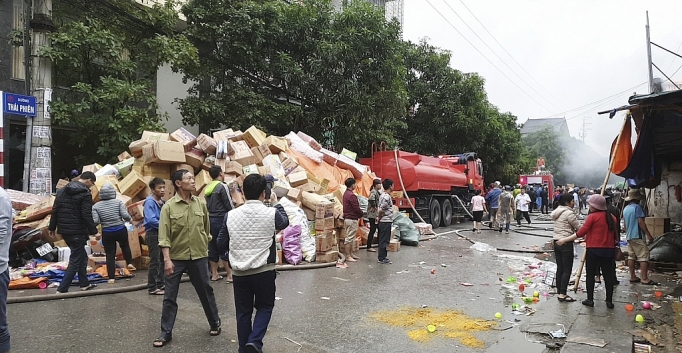 nghe an chay lon o kho chua hang sau cho vinh