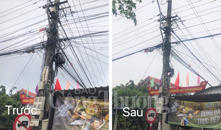 Thừa Thiên Huế đẩy mạnh chỉnh trang dây thuê bao, cáp viễn thông thua thien hue day manh chinh trang day thue bao cap vien thong