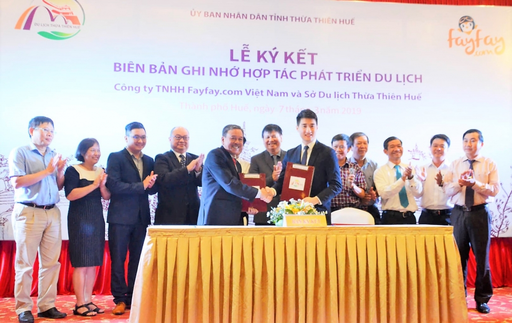 thua thien hue ky ket hop tac quang ba du lich voi fayfaycom