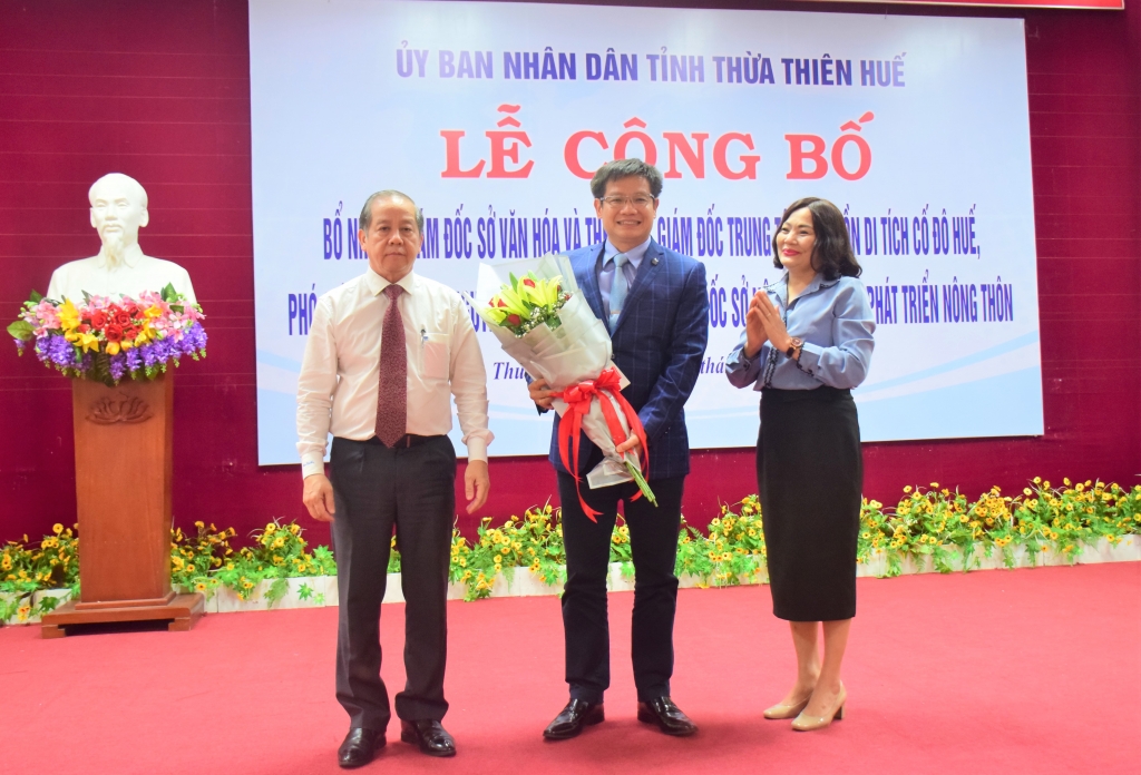 Thừa Thiên Huế bổ nhiệm lãnh đạo nhiều cơ quan, đơn vị của tỉnh thua thien hue bo nhiem lanh dao nhieu co quan don vi cua tinh