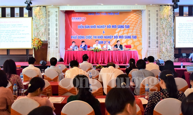 Thừa Thiên Huế: Tổ chức diễn đàn Khởi nghiệp đổi mới sáng tạo 2019 thua thien hue to chuc dien dan khoi nghiep doi moi sang tao 2019