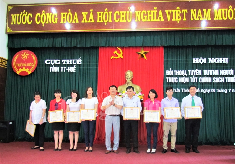 Thừa Thiên Huế: Ngành thuế góp phần cải thiện môi trường đầu tư thua thien hue nganh thue gop phan cai thien moi truong dau tu