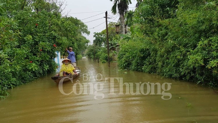 Miền Trung: Thiệt hại nặng nề do mưa lũ mien trung 3 nguoi mat tich hang tram ngoi nha bi ngap lut do mua lu