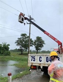 nganh dien thua thien hue tap trung khac phuc su co sau mua lu
