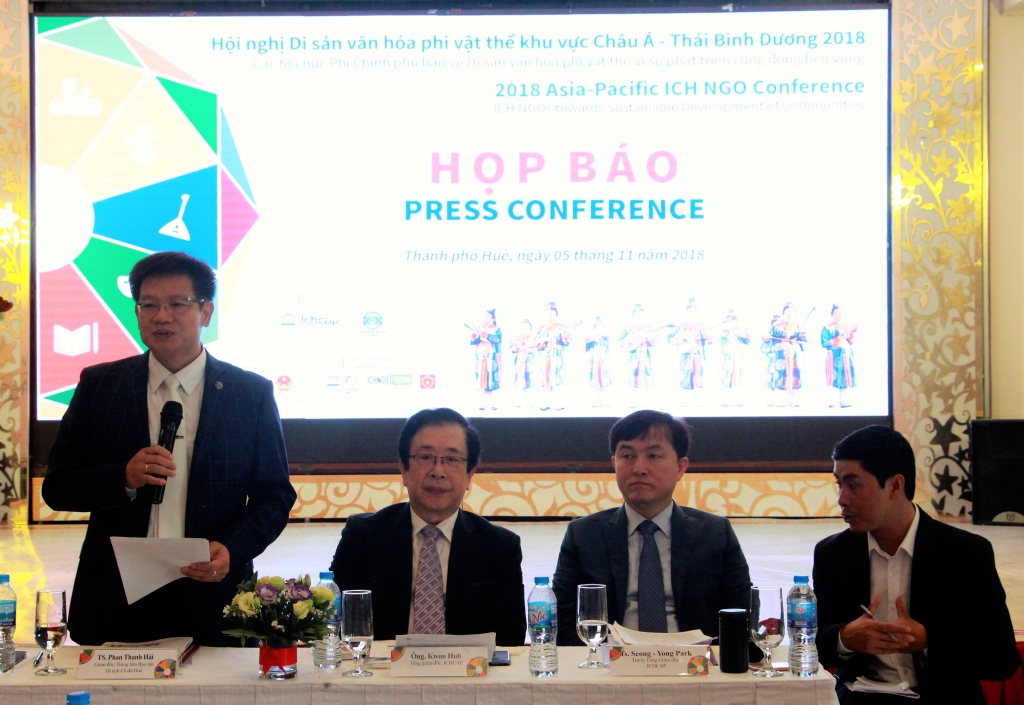 Thừa Thiên Huế tổ chức Hội nghị di sản văn hóa phi vật thể tại châu Á - Thái Bình Dương 2018 thua thien hue to chuc hoi nghi di san van hoa phi vat the tai chau a thai binh duong 2018