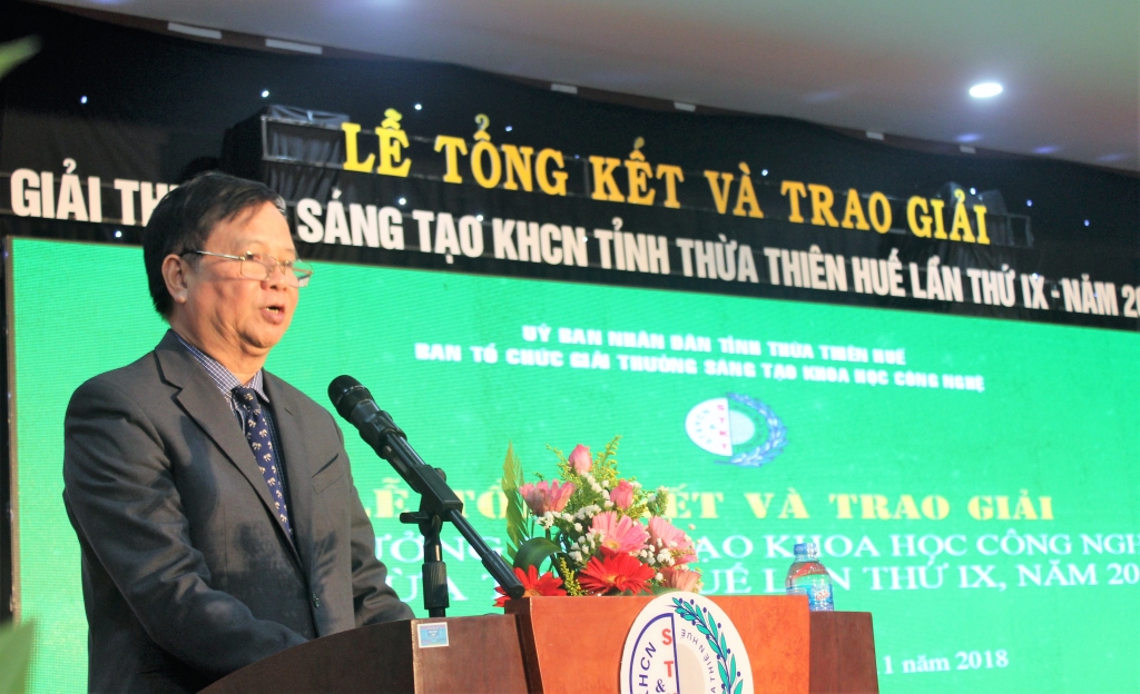 thua thien hue trao 56 giai thuong sang tao khoa hoc cong nghe nam 2018