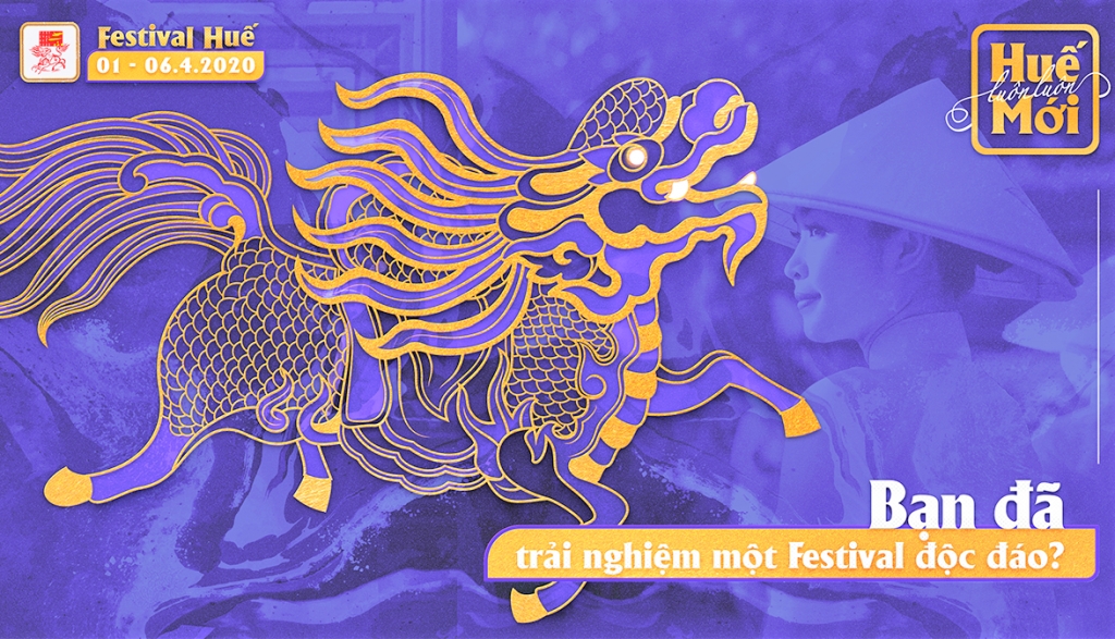 Bốn linh vật long - lân - quy - phụng là ảnh nhận diện Festival Huế 2020 bon linh vat long lan quy phung la anh nhan dien festival hue 2020