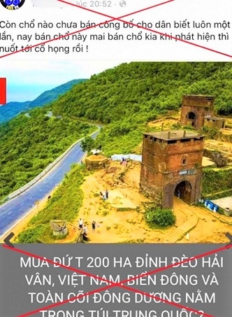 thua thien hue thong tin ban 200ha dat tren dinh deo hai van la hoan toan sai su that
