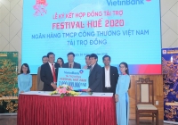 Thừa Thiên Huế: VietinBank tài trợ 1 tỷ đồng cho Festival Huế 2020