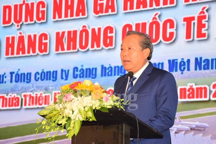 Thừa Thiên Huế: Khởi công Nhà ga hành khách T2 - Cảng hàng không quốc tế Phú Bài thua thien hue khoi cong nha ga hanh khach t2 cang hang khong quoc te phu bai