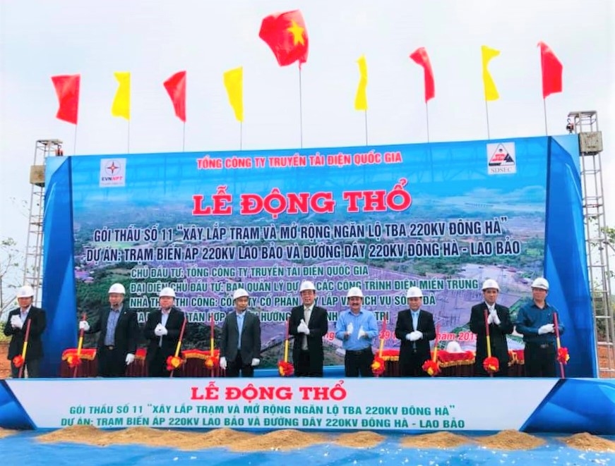 Quảng Trị: Hơn 876 tỷ đồng xây lắp trạm biến áp, đường dây 220KV Đông Hà - Lao Bảo quang tri hon 876 ty dong xay lap tram bien ap duong day 220kv dong ha lao bao