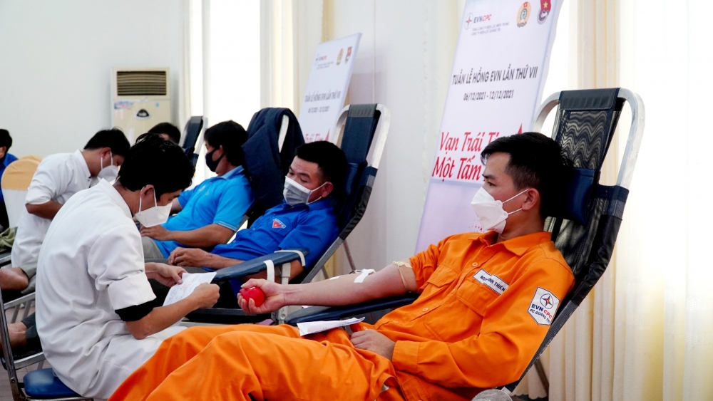 Ngành điện Quảng Trị: Hơn 230 cán bộ, công nhân viên tham gia hiến máu Tuần lễ hồng EVN