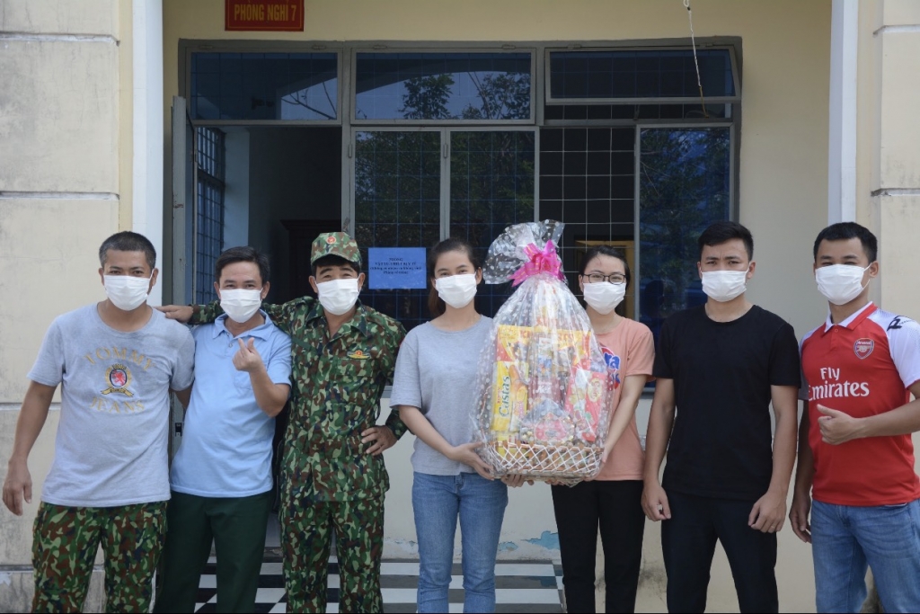 da nang can canh sinh hoat tai khu cach ly covid 19