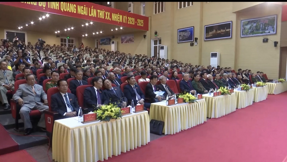 Khai mạc Đại hội đại biểu Đảng bộ tỉnh Quảng Ngãi khoá XX Khai mạc Đại hội đại biểu Đảng bộ tỉnh Quảng Ngãi khoá XX