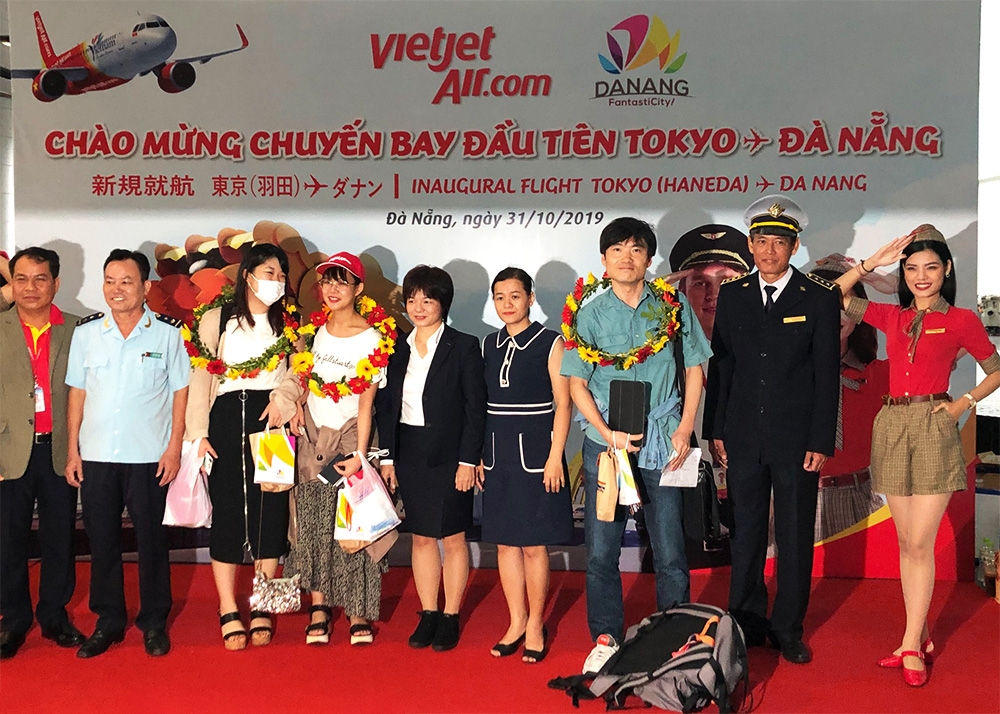 vietjet khai truong duong bay thang dau tien den san bay trung tam haneda cua tokyo
