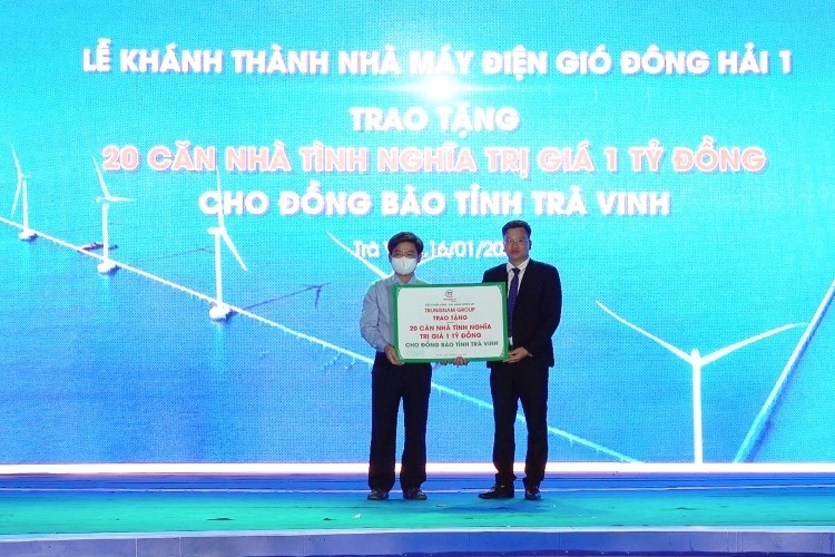 Trà Vinh: Khánh thành nhà máy điện gió Đông Hải 1 Trà Vinh: Khánh thành nhà máy điện gió Đông Hải 1